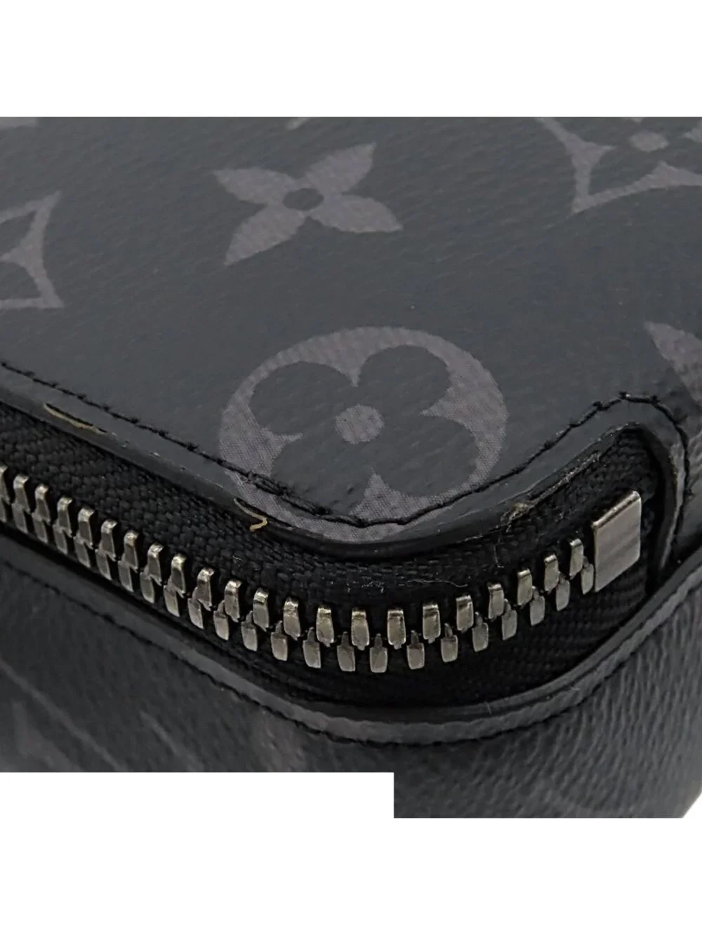 Louis Vuitton Alpha Wearable Wallet Black Monogram Eclipse Shoulder Bag